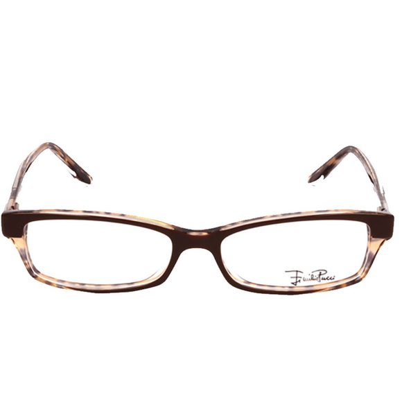 NEW EMILIO PUCCI EP2649 204 51/15/135 BROWN CHOCOLATE EYEGLASSES - Picture 2 of 3
